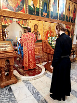 Богослужение в день усекновения главы Иоанна Крестителя