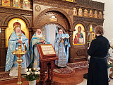 Богослужение в праздник Сретения Владимирской иконы Божией Матери.