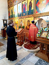 Богослужение в день усекновения главы Иоанна Крестителя