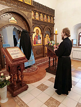 Богослужение в праздник Сретения Владимирской иконы Божией Матери.