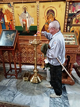 Богослужение в день усекновения главы Иоанна Крестителя