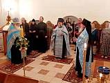 Богослужение в праздник Сретения Владимирской иконы Божией Матери.